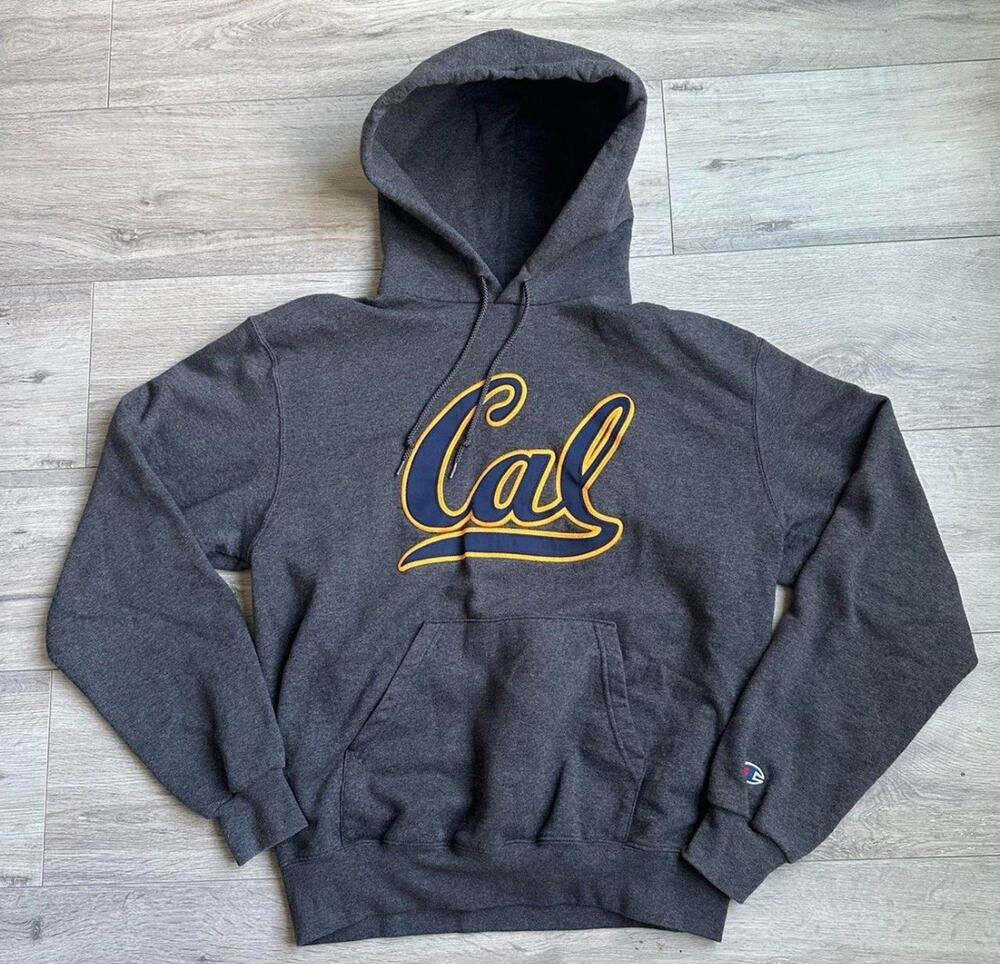 Champion Vintage Cal Bears Hoodie Medium Men’s Grey California